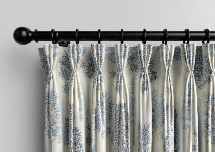 Coppice Faux Silk, Jean - Made to Measure Curtain - Image 11
